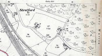 The southern part of Stratford in 1901